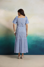 Load image into Gallery viewer, Bliss Check Midi Dress
