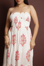 Load image into Gallery viewer, Rose Garden Strapless Dress
