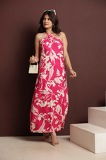 Load image into Gallery viewer, Island Aura Halter Maxi
