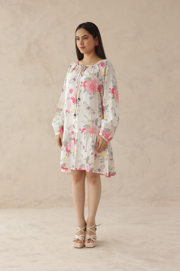 Ivory Flora Dress