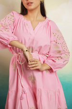 Load image into Gallery viewer, ROSE BLOOM MINI DRESS
