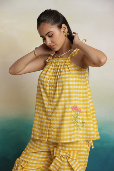 Yellow Bloom Top