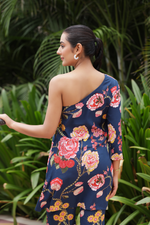 Load image into Gallery viewer, Navy Fleur CO-ORD SET
