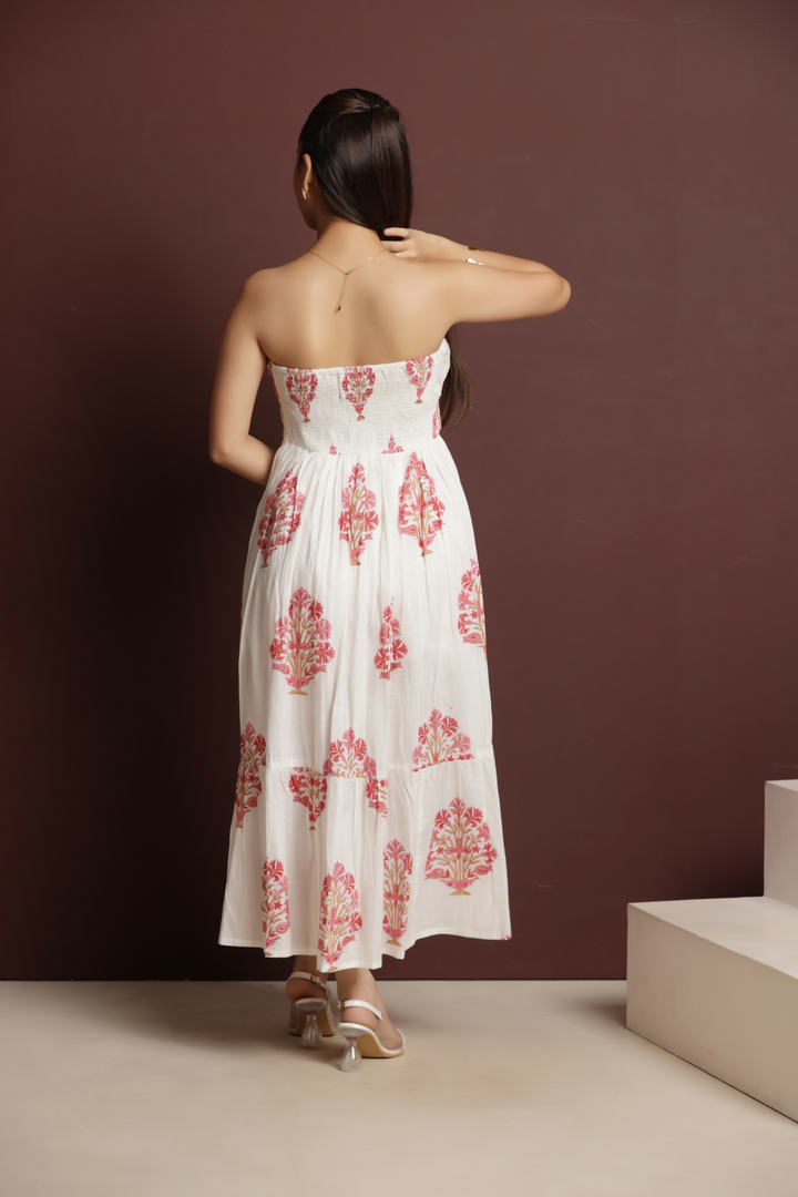 Rose Garden Strapless Dress