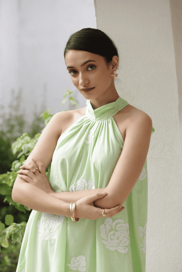 Rosie Mini Dress- Green