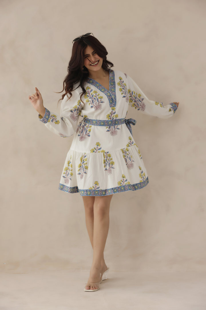 Iraani Bloom Mini Dress