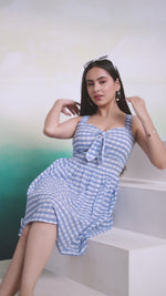 Load and play video in Gallery viewer, Blueberry Pop Mini Dress
